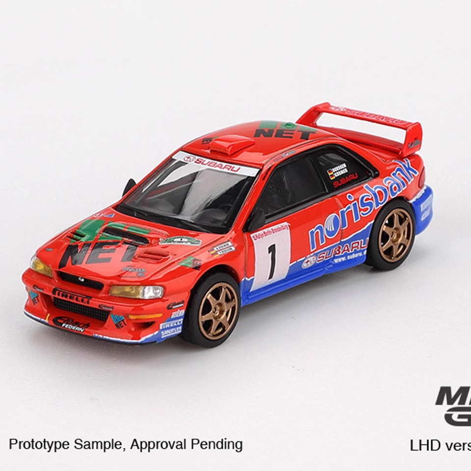 [程逸预售] MINIGT1:64斯巴鲁 Impreza WRC97#1 1999合金车模1140