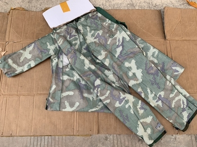 正品斜纹夏小花工作服套装膝盖加厚结实耐穿 保真