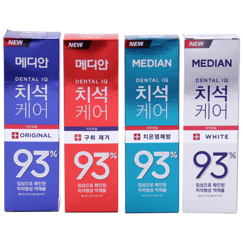 韩国正品爱茉莉麦迪安86亮白9牙膏