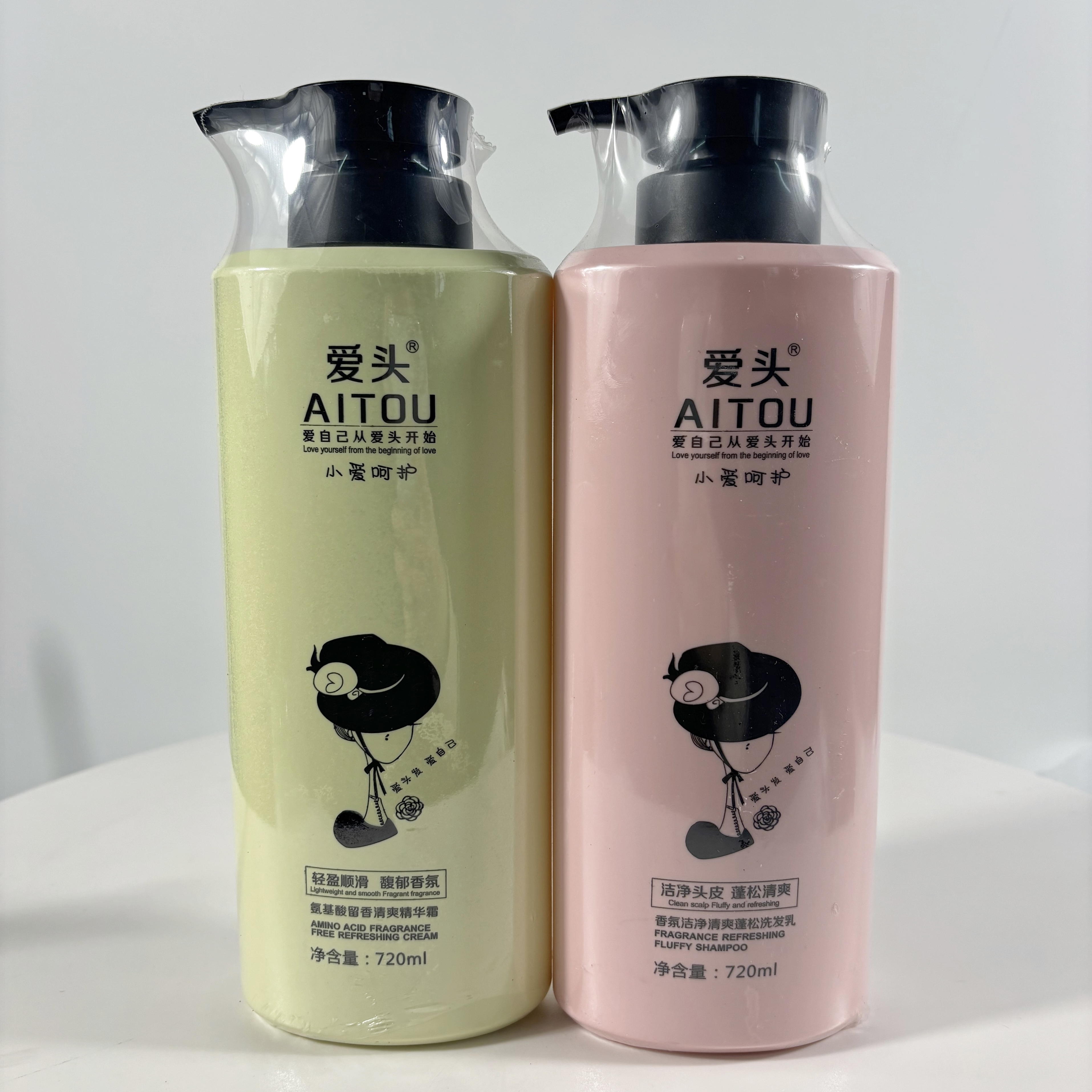氨基酸爱头滋润蓬松洗发水