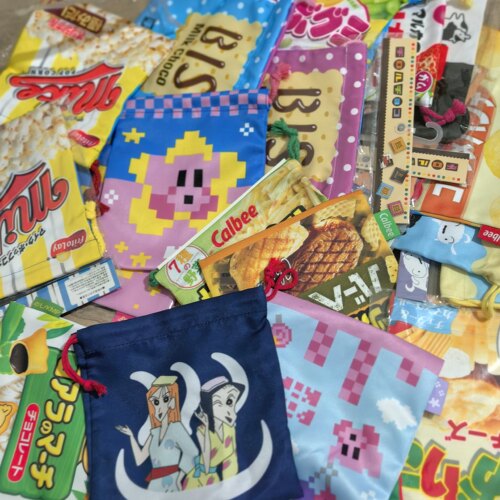 多色巾着袋束口袋抽绳收纳袋