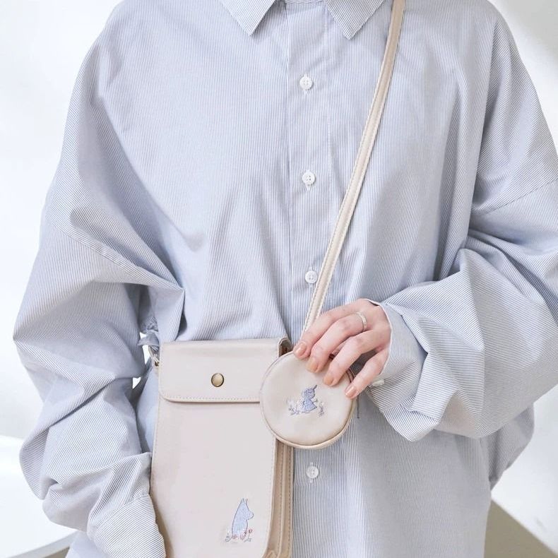 可爱河马 姆明 亚美 便当包小挎包 零钱包