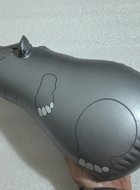 万圣节河马充气不倒翁摆件