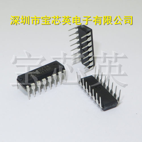 CD4511BE CMOS BCD到7段锁存译码器驱动器 集成IC芯片 直插 DIP16