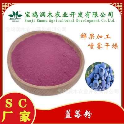 蓝莓果粉 蓝莓提取物 喷雾干燥 水溶性果粉 量大优惠 SC工厂现货