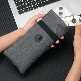 新款亚马逊跨境折叠汽车钥匙法拉第袋RFID信号保护笼屏蔽信号防盗