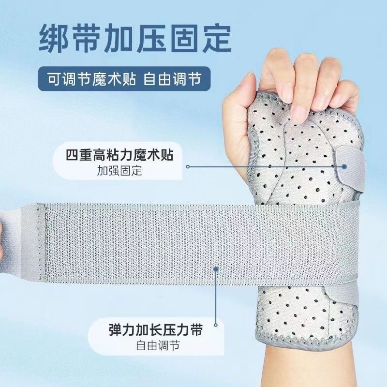 手腕固定器护腕扭伤腱鞘骨折保护损伤关节固定恢复套腕带护手腕套