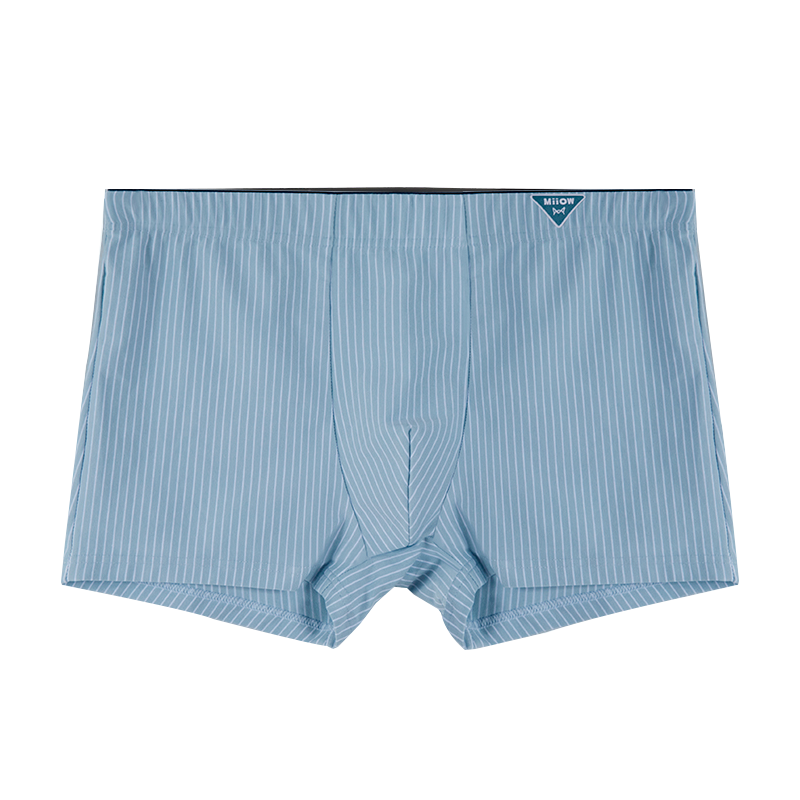 猫人男士内裤纯棉桑蚕丝抑菌2022新款男生平角裤透气宽松四角短裤