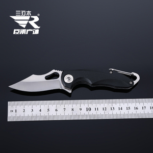 中国正品三刃木7033随身锋利多功能防身便携折叠刀具开刃折刀小刀