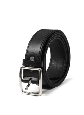 ALLFIT 简约皮带ins风百搭个性裤腰带韩版学生潮流男女同款黑色