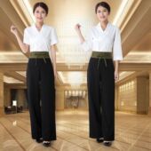高档酒店沐足足疗技师服装 养生馆技师工装 2024新款 美容师工作服