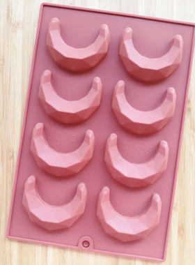 diy月亮法式风甜品软糖硅胶模具