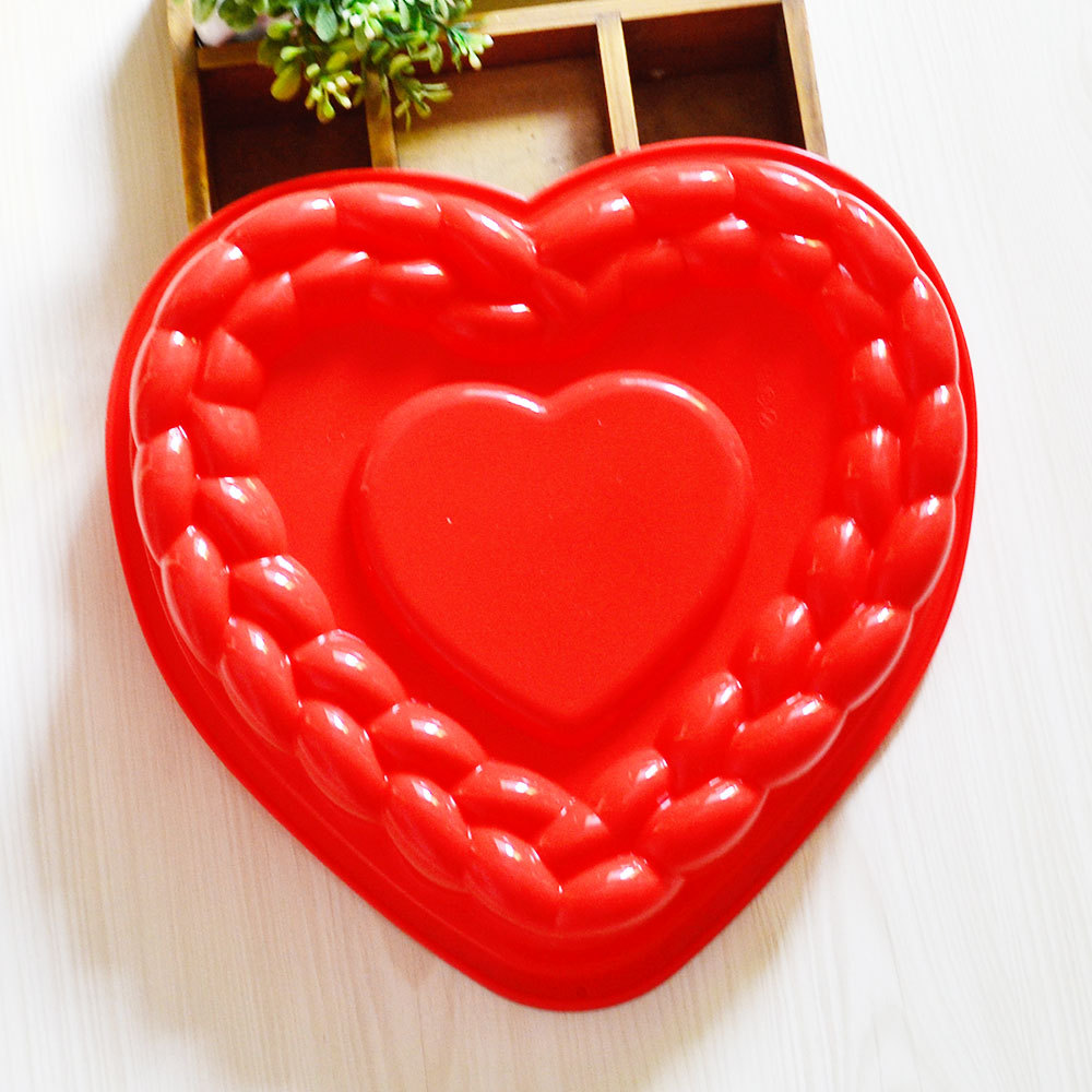 生日蛋糕心形戚风烤盘微波炉模具