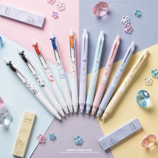 uni三菱M5-KS自动铅笔三丽鸥限定旋转铅芯自转不易断芯小学生0.5