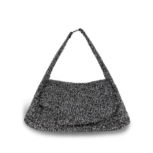 SoleMass Wool Crossbody Bag 羊毛肌理单肩极简通勤百搭斜跨包包