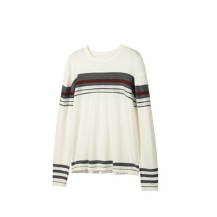 SoleMass Stripes 条纹撞色针织毛衣 男女百搭宽松基础打底上衣