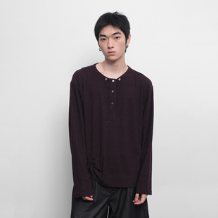 飘带褶皱 SoleMass 可拆卸格子连帽长袖 Hood 宽松圆领上衣 Plaid