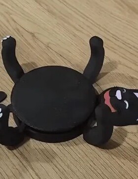 跨境新款 Cute Cat Coasters 3D打印 可爱猫咪杯托桌面摆件装饰品