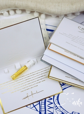 Creed拿破仑之水维京之海香遇鸢花白色雪松薰衣草原装香水小样2ml