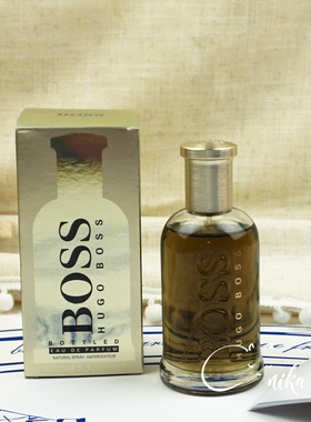 正品Hugo Boss博斯Bottled Eau de Parfum自信男士香水100ML持久