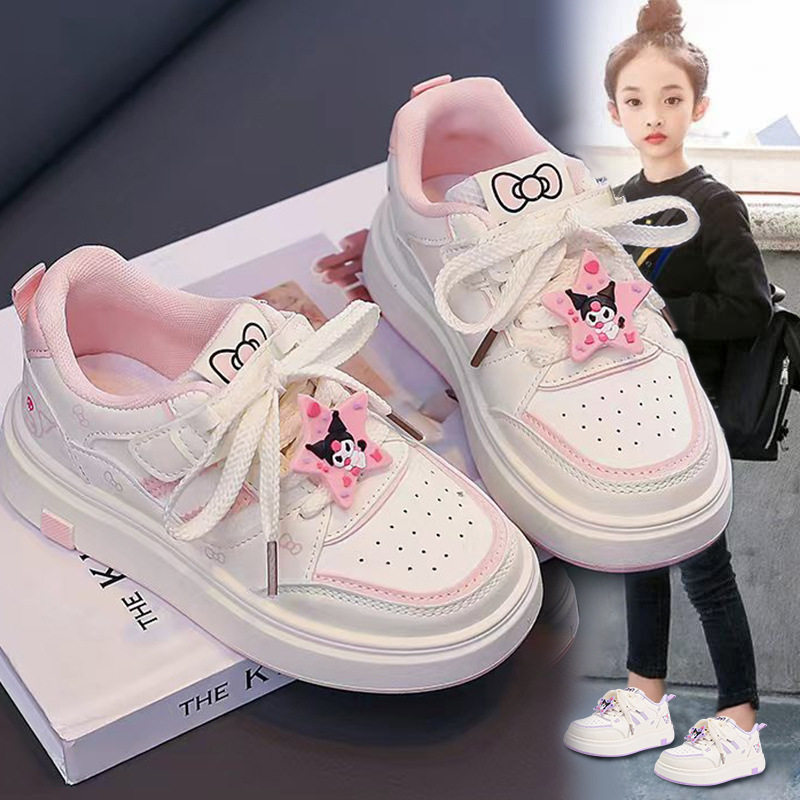 女童库洛米运动鞋2026春秋新款透气软底跑步鞋女孩小白鞋儿童板鞋,童鞋/婴儿鞋/亲子鞋,运动鞋,淘宝优惠券,粉丝福利购,淘宝优惠卷