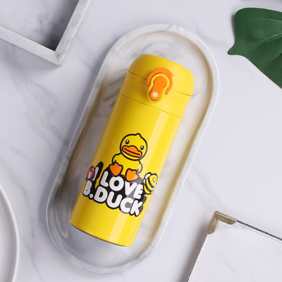 face小黄鸭保温杯316不锈钢