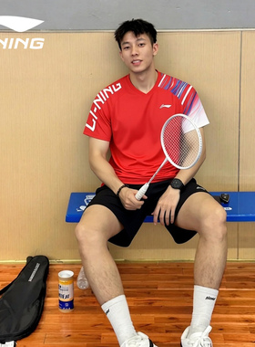 李宁新款羽毛球服男女款速干吸汗舒适专业运动比赛套装AATV045