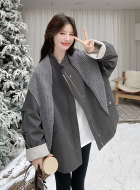 Mistletoe90白鸭绒风衣立领中长款外搭披肩羽绒服2C215-P315-K385