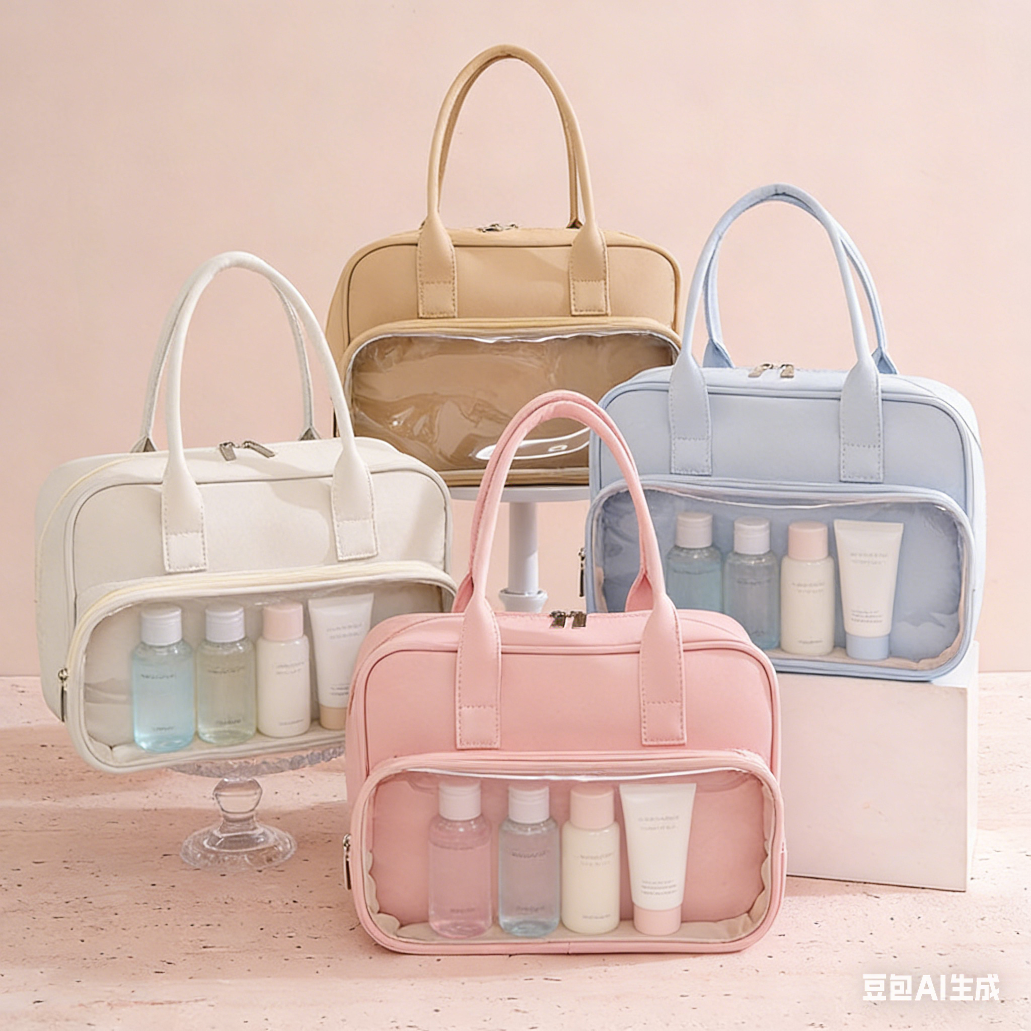 手提洗漱包女士防水浴室洗澡大容量手提收纳包出差外出便携化妆包,户外/登山/野营/旅行用品,洗漱包/化妆包,淘宝优惠券,粉丝福利购,淘宝优惠卷