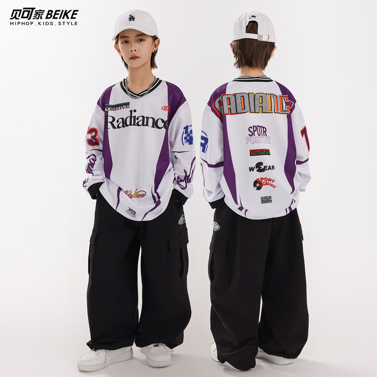 贝可家儿童街舞潮服套装少儿hiphop美式球衣嘻哈男童街舞演出服装,童装/婴儿装/亲子装,儿童演出服,淘宝优惠券,粉丝福利购,淘宝优惠卷