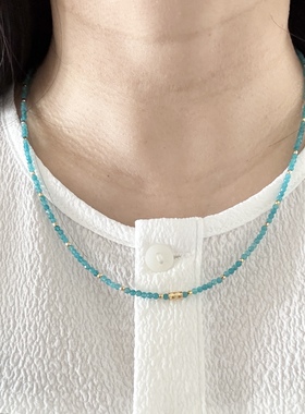 泡泡星云原创手作串珠项链