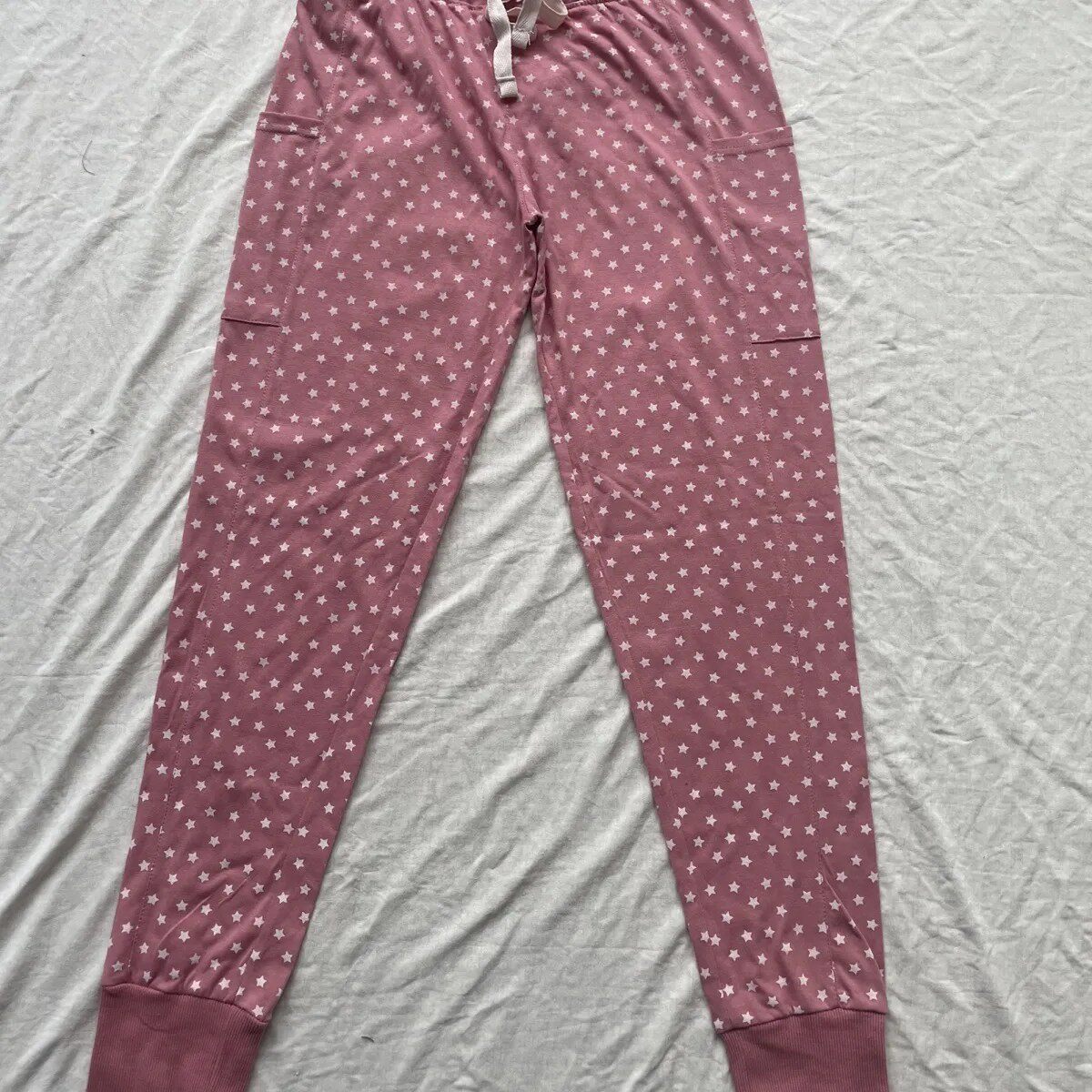 女士休闲裤女式棉印花休闲家居裤子,两侧18厘米深口袋,脚口罗纹 - 汇和外贸服饰出品