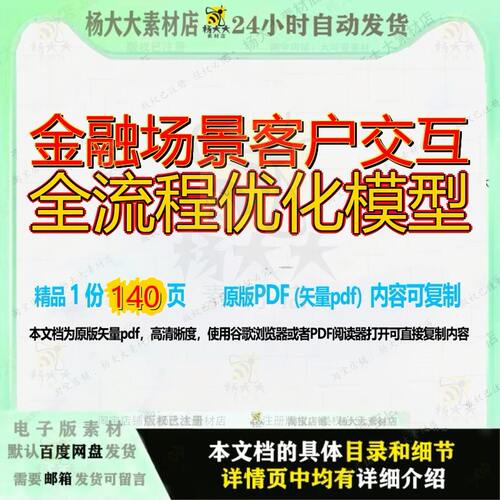 金融场景客户交互全流程优化模型140页 资料优化流程模型金融客