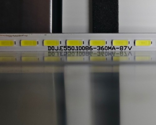 适用于 55寸广告机教学游戏机背光灯条DOJ.E550.10086-360MA-87V