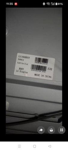49寸屏配LC490DUY SHA1灯条YC-ZH49E-7020-23C3B-A-R通用