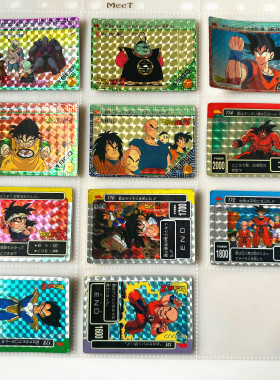 【画王】龙珠 日版天田 PP闪卡 90年代收藏老卡 老弹 界王 布尔玛