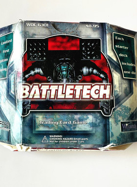 【画王】BattleTech 暴战机甲兵 TCG游戏卡片 绝版原盒 威世智BOX