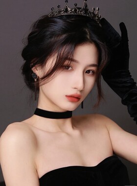 针织脖套遮盖疤痕项宽版颈短款男女通用颈纹带脖子饰品项圈日韩
