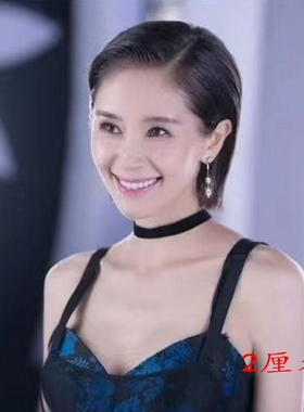 针织脖套遮盖疤痕项宽版颈短款男女通用颈带脖子饰品项圈日韩简