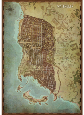桌游驿站 DnD 5E 深水城主地牢总图 Waterdeep Dungeon 跑团棋盘