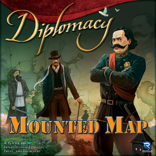 桌游驿站 Diplomacy Mounted Map 强权外交 挂载兵战棋盘地图牌垫