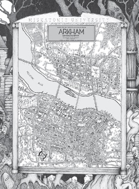 桌游驿站 Arkham Horror LCG Play Mat 诡镇奇谈 棋牌鼠标垫罗盘