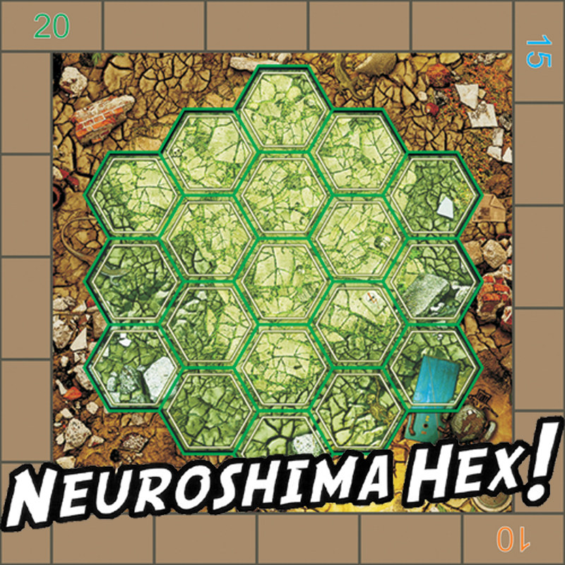 桌游驿站 neuroshima hex 末日浩劫[棋盘] 双人策略 六角战棋定制