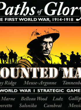 桌游驿站 Paths of Glory Mounted Map 挂载棋盘兵战军棋地图牌垫