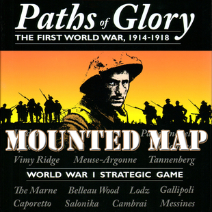 桌游驿站 Paths of Glory Mounted Map 挂载棋盘兵战军棋地图牌垫