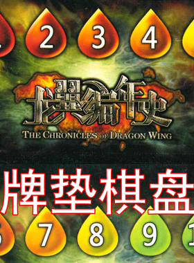 桌游驿站 Chronicles Dragon Wing 龙翼编年史 PlayMat 牌垫棋盘