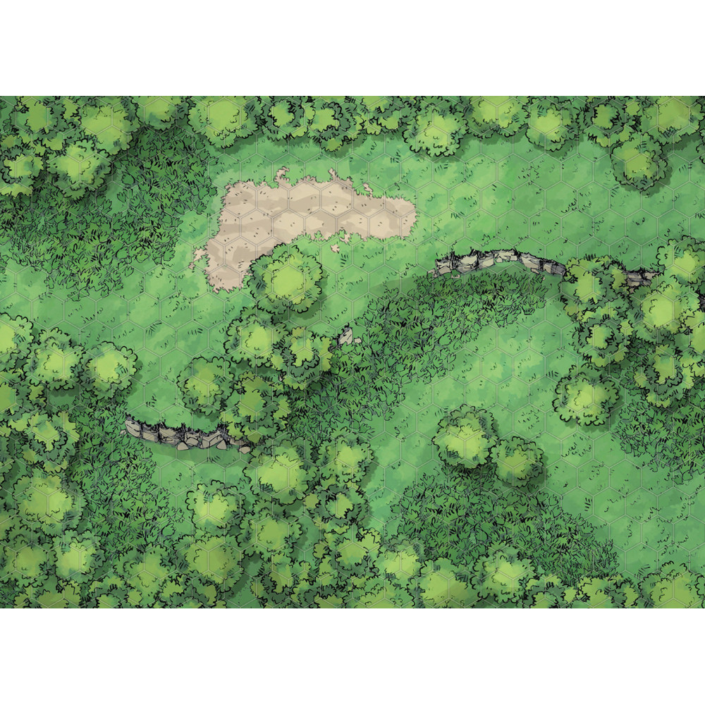 桌游驿站 hex 10 蜂巢网格[棋盘]龙与地下城trpg跑团地图玩家定制