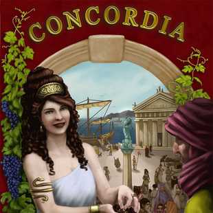 （桌布棋盘）Concordia 和谐罗马 地中海 DIY 桌游地图 玩家订制