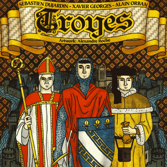 桌游驿站 troyes 特洛伊托瓦城特鲁瓦军队宗教平民 策略游戏定制