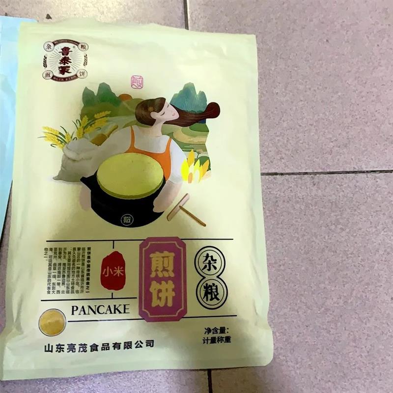 新货山东亮茂大煎饼纯手工玉米小米地瓜杂粮临沂特产红枣荞麦煎饼